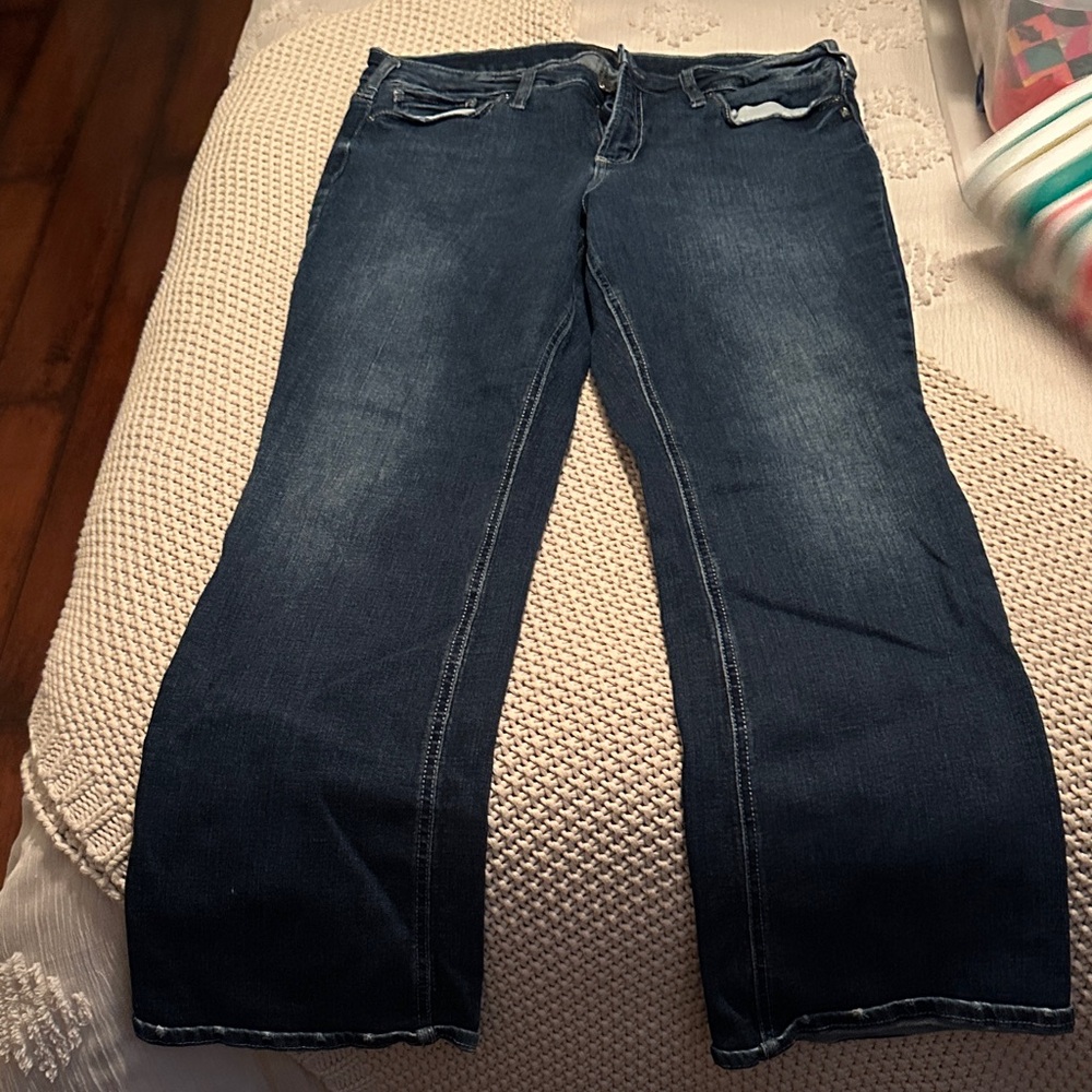 Silver Jeans Dark Blue Flare Women's Jeans